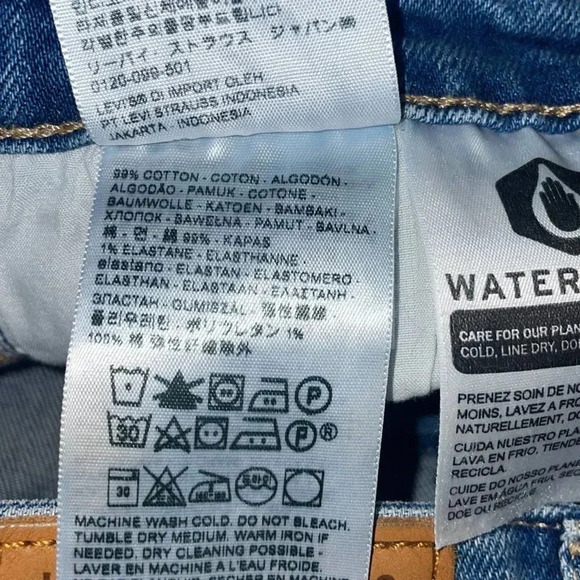 Levi’s Women’s 721 High Rise Skinny Jeans Size 26 - Picture 5 of 6